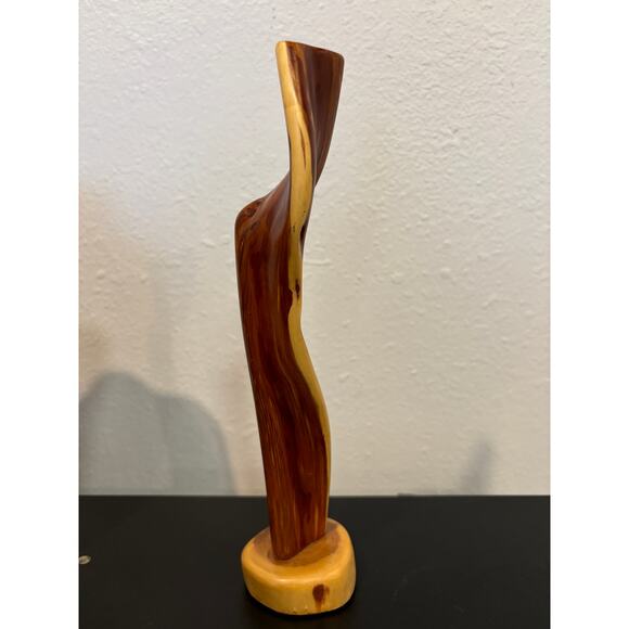 Vintage Burlwood Sculpture / Incense Sticks Holder - Picture 2 of 3